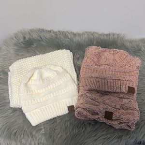 Beanie and scarf bundle